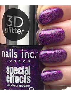 Nails Inc Bloomsbury Square 3D glitter Nail Polish   