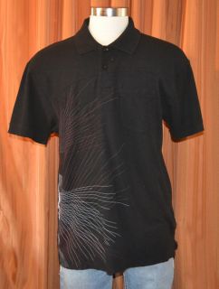 Sleeve Black Red Slim Fit Casual Cotton Polo Shirt Mens XL