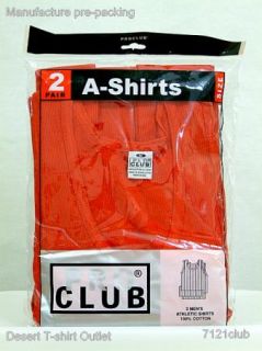 PROCLUB Mens A Shirts Tank Tops Undershirts Red Pro Club s 5XL