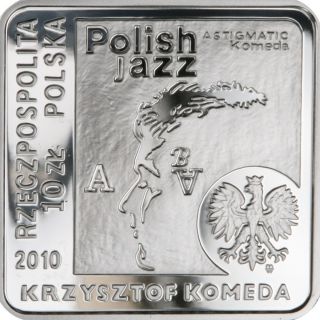 AG Silver Polish 2010 Coin Komeda V2 Qudro