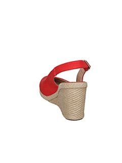 Pied a Terre imperia simple slingback espadril Red   