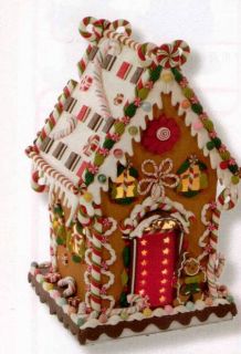 13 1 2 Gingerbread House by Kurt s Adler with Light