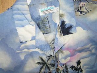 Kula Bay Tropical Aloha Shirt Made in Hawaii Medium