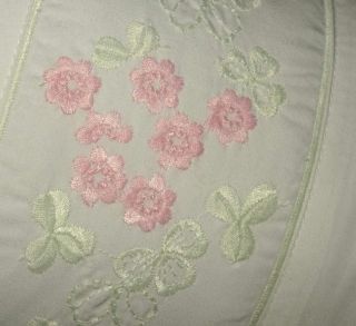 Rachel Ashwell Simply Shabby Chic Pillow Bolster Neckroll Pink Green