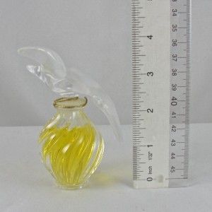 Ricci Lalique Crystal LAir Du Temps Perfume Bottle Twin Dove