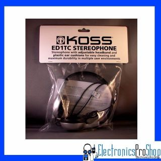 Koss 156548 ED1TC Educational Headphone Stereophone Adjustable