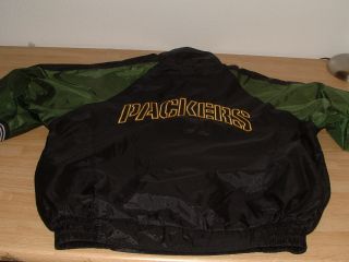 Boy Girls Green Bay Packers Reversible Coat Jacket Sz L