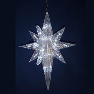20 50 light pure white led hanging bethlehem star kurt adler item