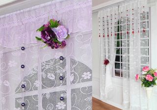 actual installation pictures of lace kitchen curtains
