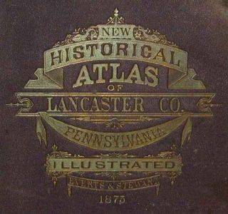 of Providence Township Historic Atlas Lancaster County Pennsylvania