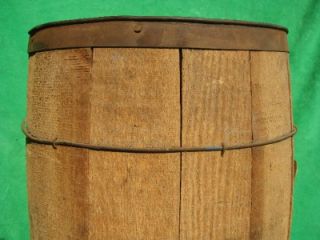 Vintage LaBelle Nail Keg Wood Cask Wooden Barrel 13x18