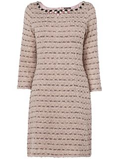 Phase Eight Marilyn tweed knitted dress Pink   