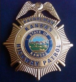 Kansas Highway Patrol Patrolman 1930s Badge