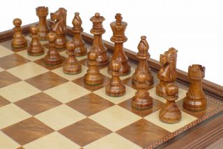 Lardy Chess Set Sheesham 3 75 Large Walnut Case