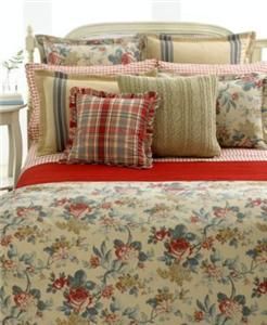 Ralph Lauren Lake House Floral Full Queen Comforter New 1st Quality