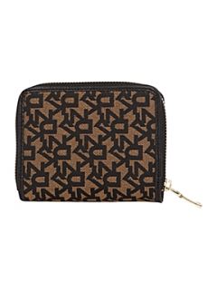 DKNY Vintage zip around purse in gold   