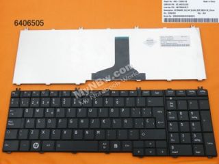 Satellite C650 C655 L650 L670 Laptop Keyboard Spanish Teclado Black