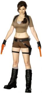Tomb Raider Lara Croft Super Deluxe Costume Small New