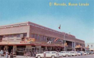 El Mercado Nuevo Laredo Mexico Postcard