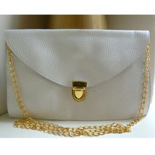 11 Colours Stylish Large Envelope Clutch Bag Shoulder Handbag Purse UK