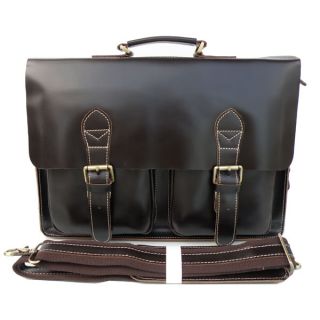 Leather Style Mens Briefcase Bag Handbag Laptop Bag Messenger Bag
