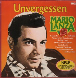 LP Mario Lanza Unvergessen RCA