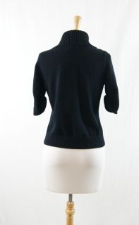 Lauren Ralph Lauren Black Turtleneck Sweater Size Petite M TP539SB