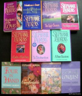Stephanie Laurens 11 PB Romance Lot Bastion Club 7 Books Lester Series