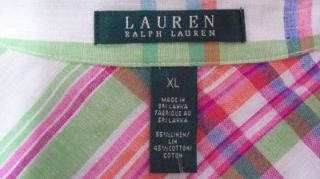 Up for your consideration is a fabulous RALPH LAUREN multi color plaid