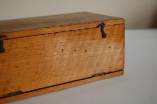 Antique Millikin Lawley Microscope Slides Box