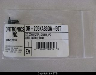 Ortronics LC 50 Fiber Connector or 205KAS9GA 50T STSI