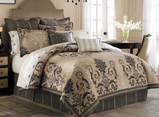 Laura Ashley Home Guilford Full Comforter 4 Piece Set