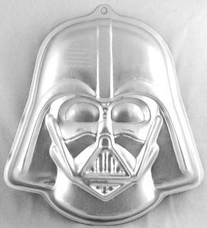 Star Wars Darth Vader Metal Cake Pan w Instructions Wilton