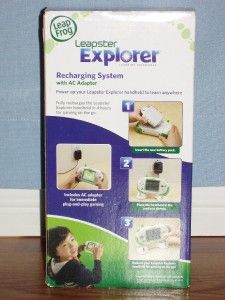 LEAPFROG LEAPSTER EXPLORER CHARGER GAME RECHARGING SYSTEM AC ADAPTOR