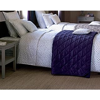 Pompom bed linen range in figue   