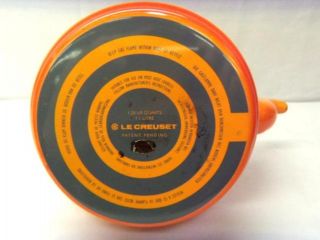 Le Creuset Orange to Red 1 25 Quarts 1 Litre Teapot Tea Kettle