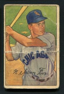1952 Bowman 21 Nellie Fox White Sox
