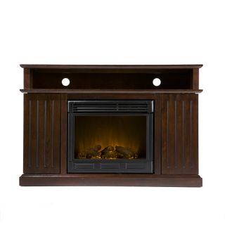 50 LED Fireplace TV Media Stand Console