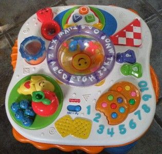 Fisher Price Laugh and Learn Learning Table EUC Free Shipping