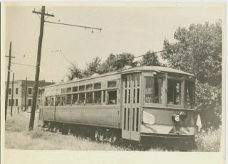 1957 YOUNGSTOWN & SOUTHERN RAILWAY TRAIN TROLLEY CAR #201 LEETONIA OH