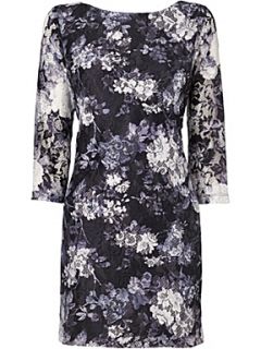 Phase Eight Eloise floral lace tunic Charcoal   House of Fraser