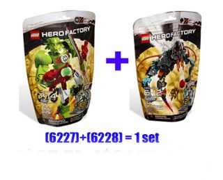you are bidding on 1 complete set of LEGO Hero Factory (6227+6228) 1