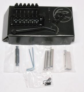 Rose Double Locking Tremolo Kit Left Handed with L3 Nut Black