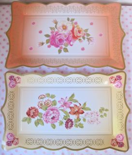 Vintage Floral Truly Utterly Scrumptious Cake Sandwich Tea Party