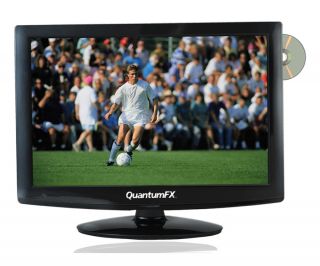 19 Quantumfx TV LED1912D LED AC DC Widescreen Digital TV w DVD