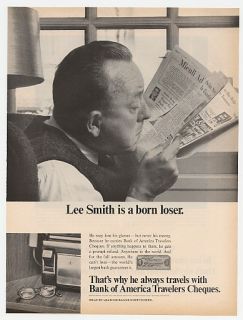 1967 Lee Smith Is A Born Loser Bank of America Ad