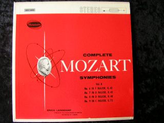Mozart Symphonys 6 7 8 9 Leinsdorf Westminster Stereo ED1
