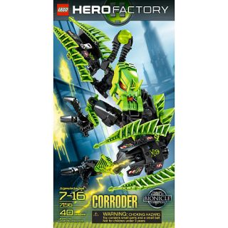 New Lego Hero Factory Corroder Set 7156 Lot of 40 Pcs Green Bionicle