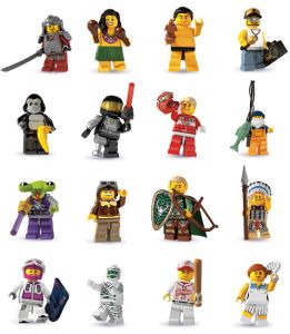 LEGO MINIFIGURES SERIES 1,2,3,4,5 COMPLETE SET   SEALED **80 MINIFIGS