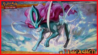 Legendary Pokemon Suicune Table Card Play Mat